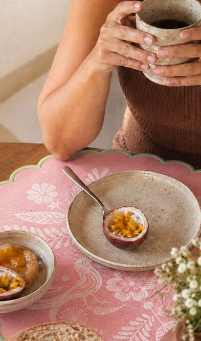 set de table rond alegria