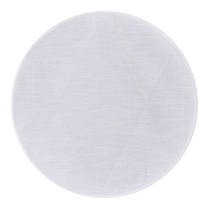 Tischset Club Losanges Alb&acirc;tre &Oslash;42 89% baumwolle / 11% leinen, , hi-res image number 0