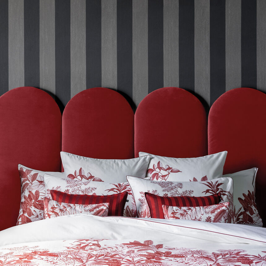 Kopfkissenbezug Feuilles en sc&egrave;ne  Goji 40X80 100% baumwolle, , hi-res image number 4