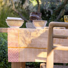 Tischdecke &Eacute;t&eacute; Indien Abricot 120x120 100% Leinen, , hi-res image number 2