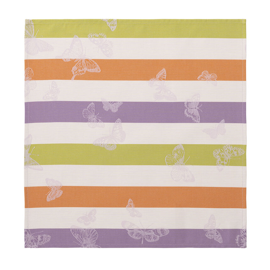 Serviette Bal des papillons Lilas 50x50 100% baumwolle, , hi-res image number 1