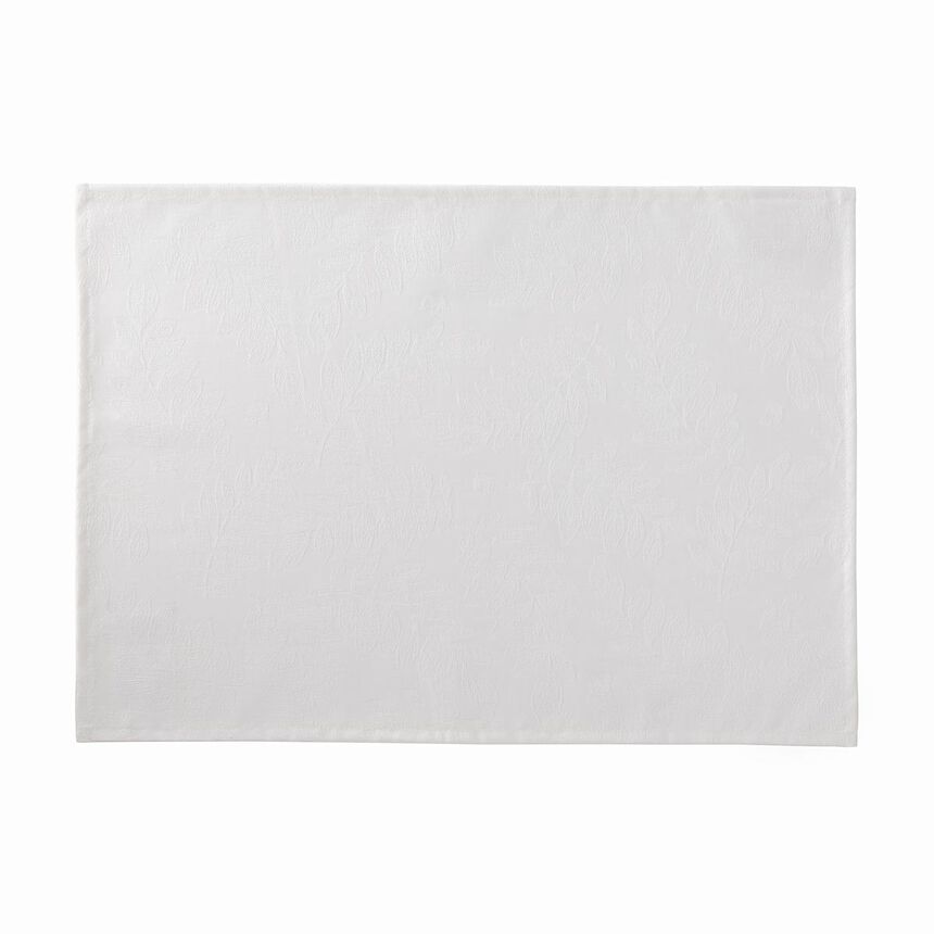 Beschichtetes Tischset Vegetal mood Blanc 50x36 100% baumwolle, , hi-res image number 0