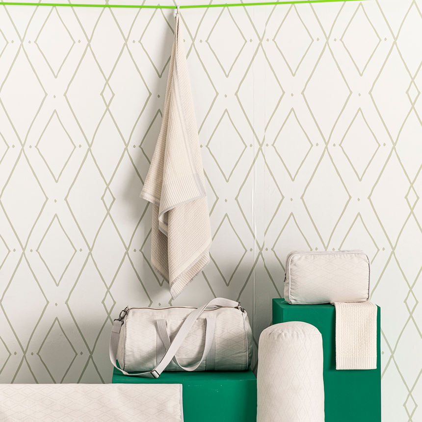 Set Sporthandt&uuml;cher Shala beige Baumwolle, , hi-res image number 2