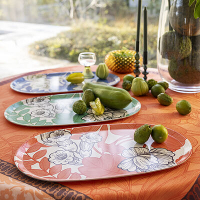Tablett Escapade Tropicale Holz,  Tablett Escapade Tropicale Holz