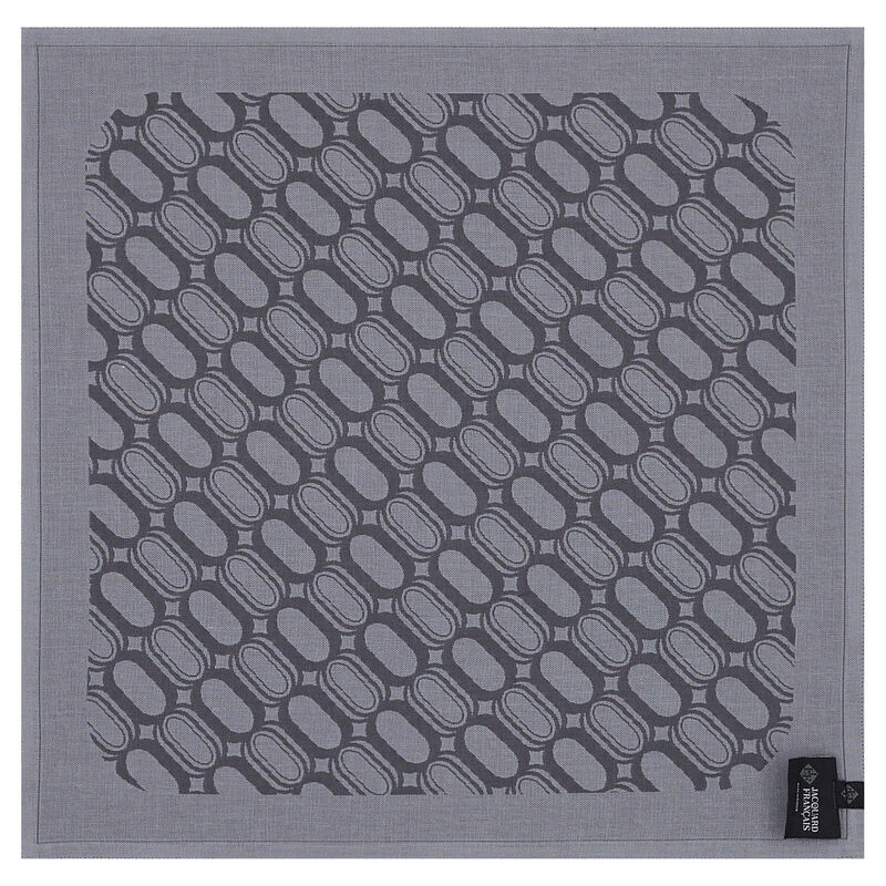 Serviette Twist Grey 49x49 baumwolle, , hi-res image number 1