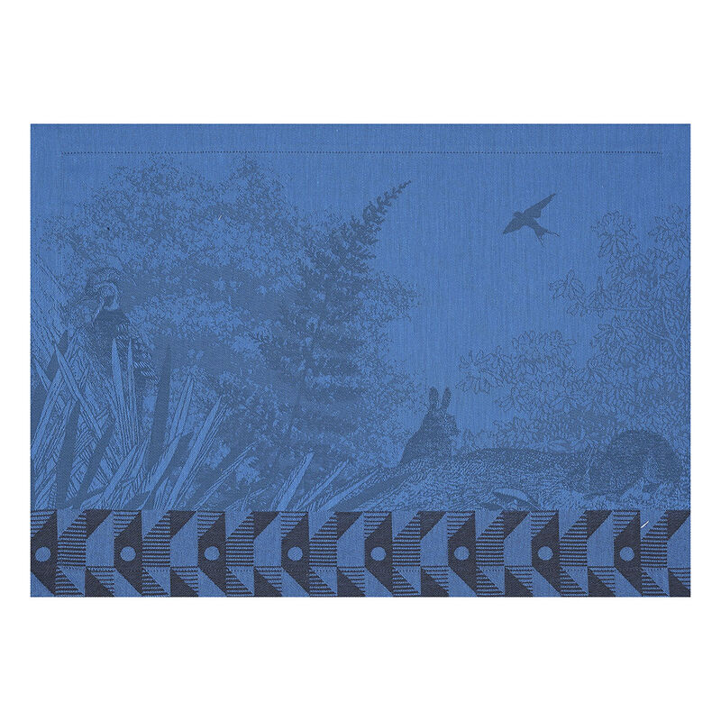 Tischset Forêt enchantée Celeste 50x36 baumwolle, , hi-res image number 0
