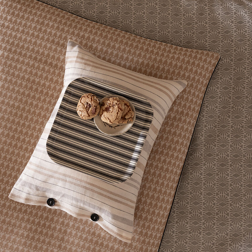 Tablett Dune Rayures Argile 20x20 100% Holz, , hi-res image number 0