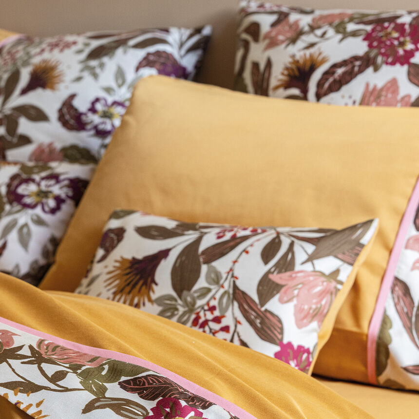 Kopfkissenbezug Panache de fleurs  Miel 40X80 100% baumwolle, , hi-res image number 5