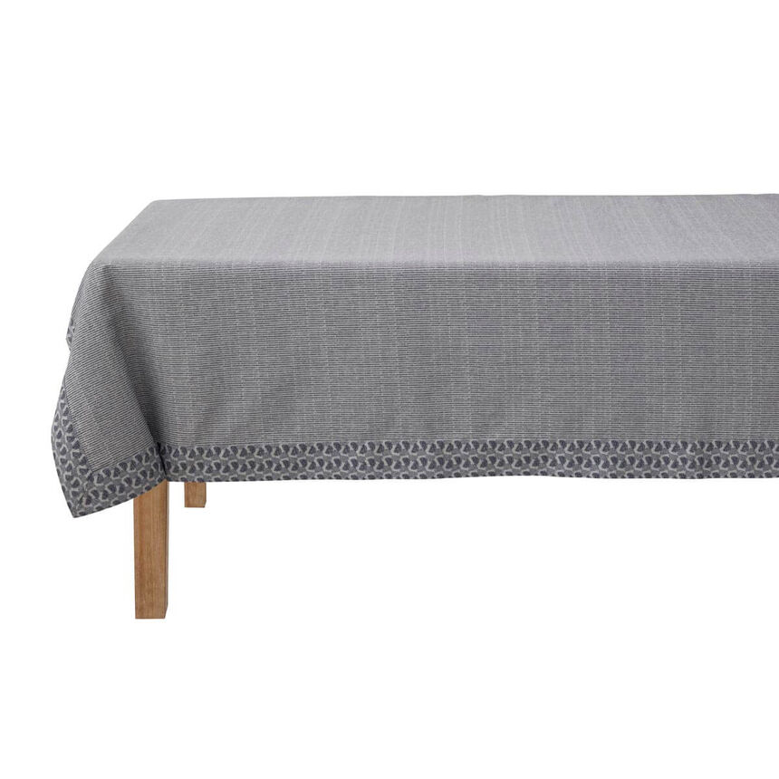 Tischdecke Empreintes Cobalt 150x150 100% baumwolle, , hi-res image number 2