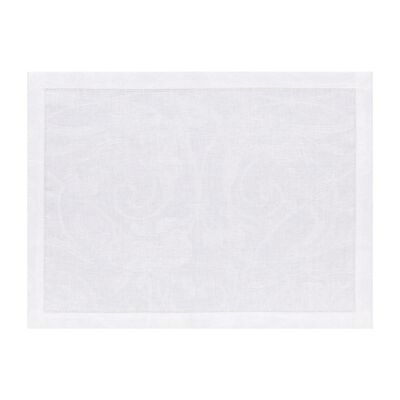 Tischset Tivoli Blanc 50x38 leinen,  Tischset Tivoli Blanc 50x38 leinen