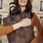 Handgetragene Tragetasche Python Marron, , hi-res image number 0