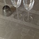 Gl&auml;sertuch Cristal Poivre gris 60x80 leinen, , hi-res image number 2