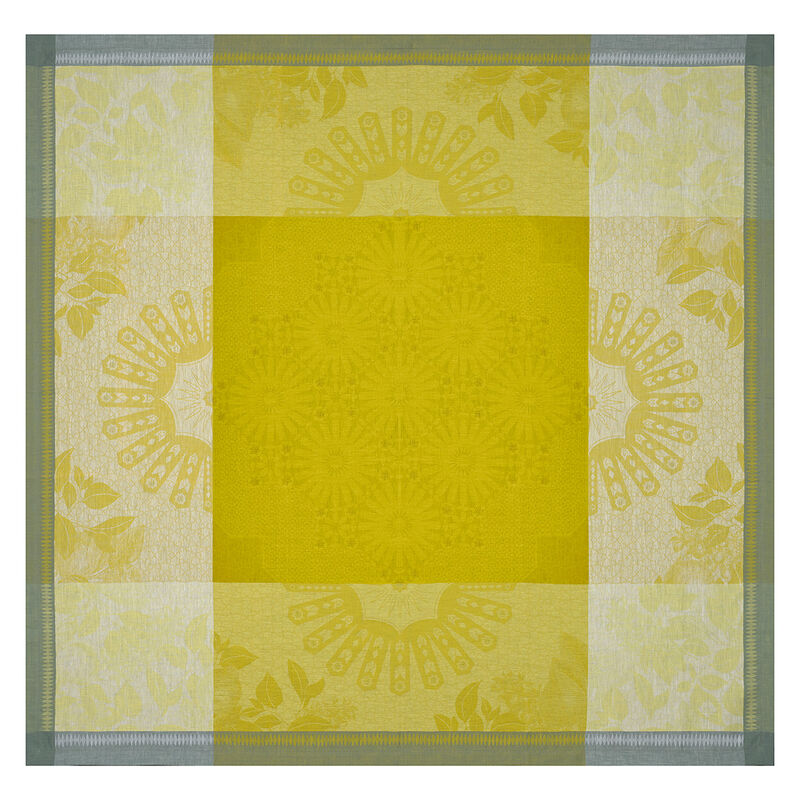 Tischdecke Jardin d'orient Cedrat 175x175 leinen, , hi-res image number 2