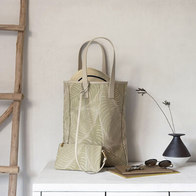 Handgetragene Tragetasche Palme Baumwolle