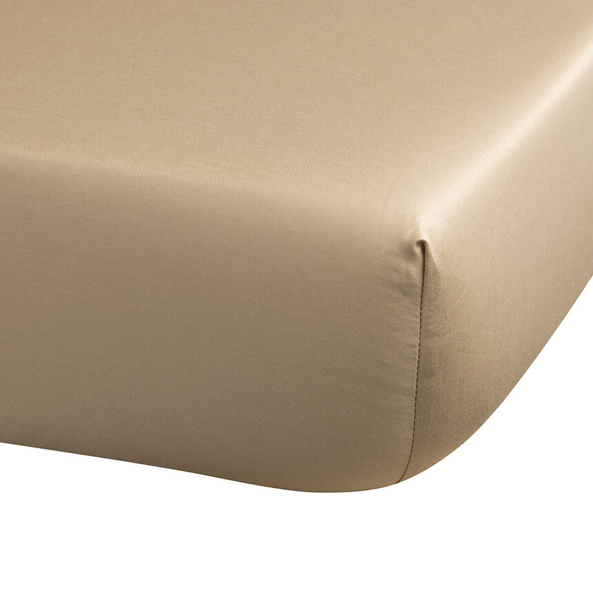 Spannbettlaken Arabesque S&eacute;pia 90X200X35 100% baumwolle, , hi-res image number 0