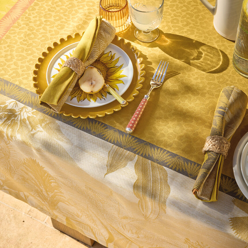 Serviette Sinhar&acirc;ja Fauve 50x50 100% baumwolle, , hi-res image number 2