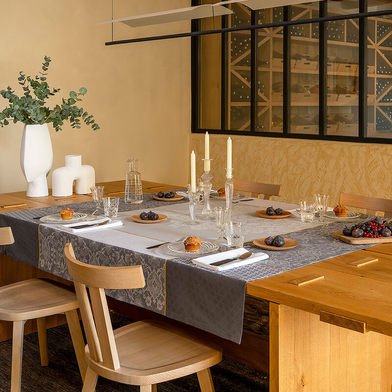 Tischdecke Voyage Iconique Zinc 173x173 100% baumwolle, , hi-res image number 1