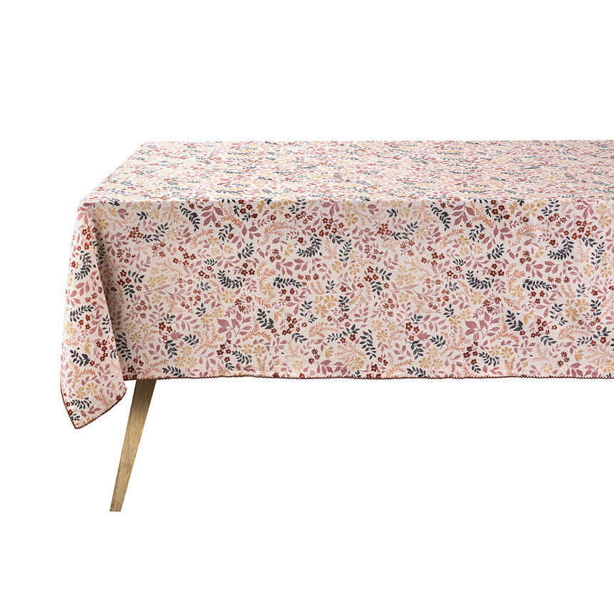 Tischdecke Campagne Rose 150x150 50% Baumwolle - 50% Leinen, , hi-res image number 1