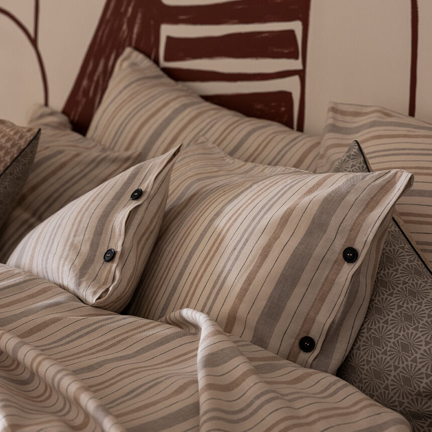 Kopfkissenbezug Dune Baumwolle, Leinen, , hi-res image number 0