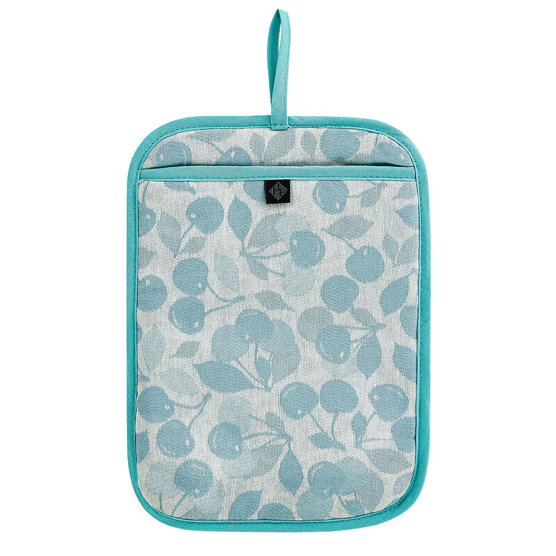 Topflappen Cerises Cerise Bleue 27x20 100% baumwolle, , hi-res image number 0