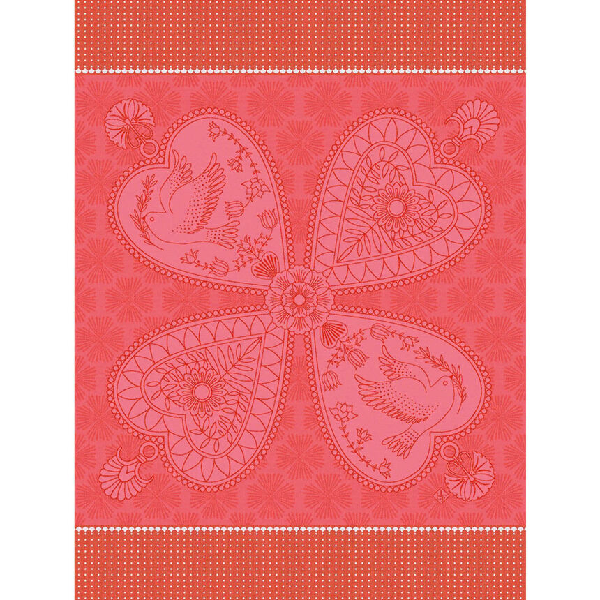 Geschirrtuch Peace & Love Amour 60x80 baumwolle, , hi-res image number 0