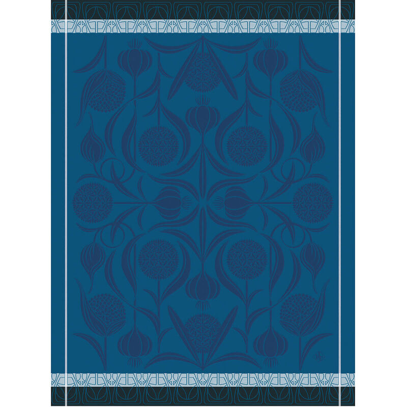 Geschirrtuch L'ail Bleu 60x80 100% baumwolle, , hi-res image number 0