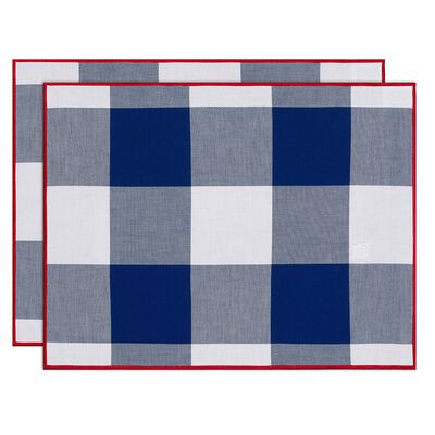 Packung 2 Tischsets Elysée Tricolore 48x36 baumwolle,  Packung 2 Tischsets Elysée Tricolore 48x36 baumwolle