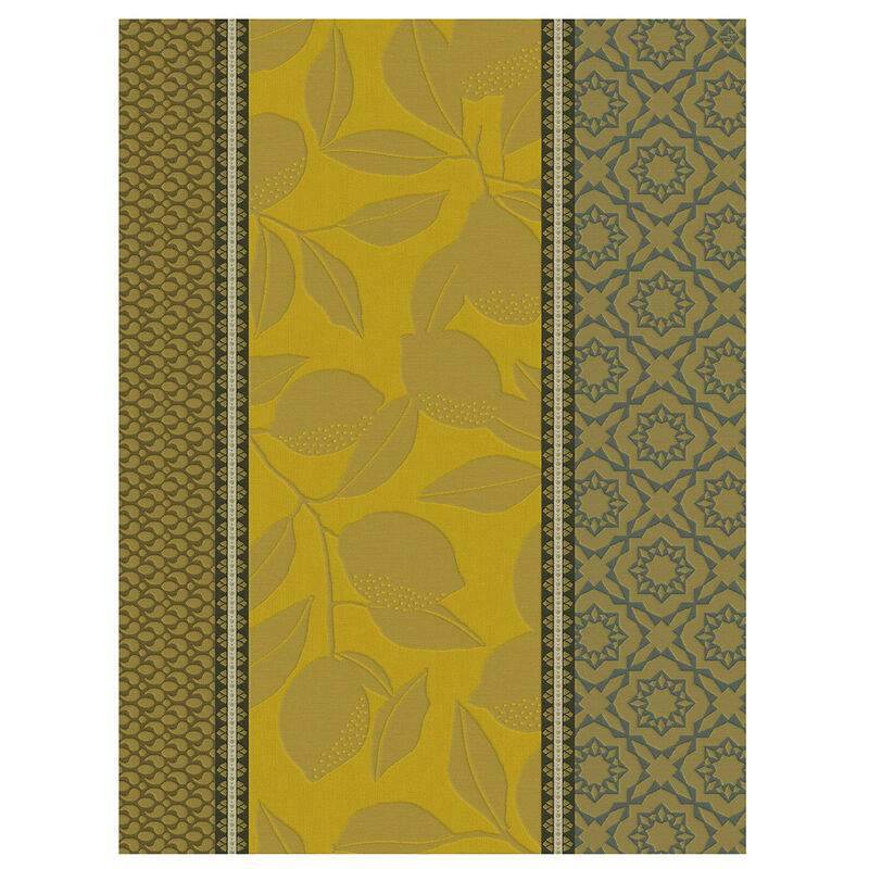Geschirrtuch Sous les Citronniers Jaune 60x80 baumwolle, , hi-res