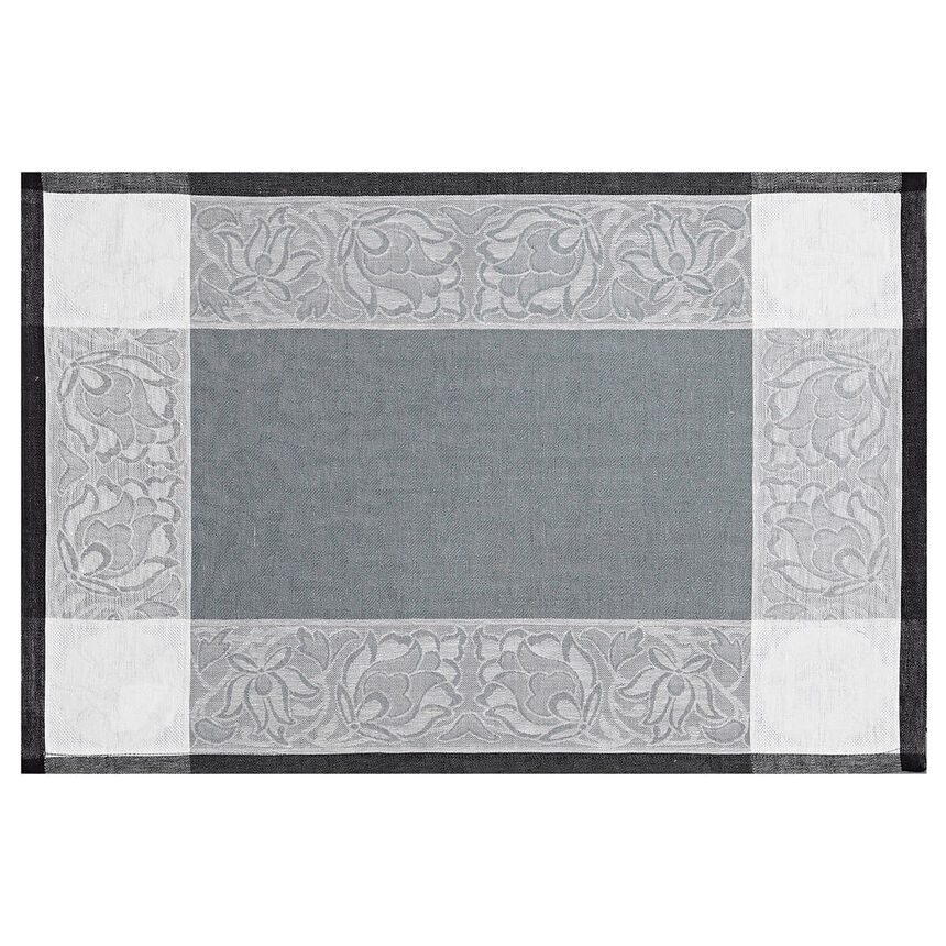 Tischset Ottomane Ardoise 54x38 leinen, , hi-res image number 0