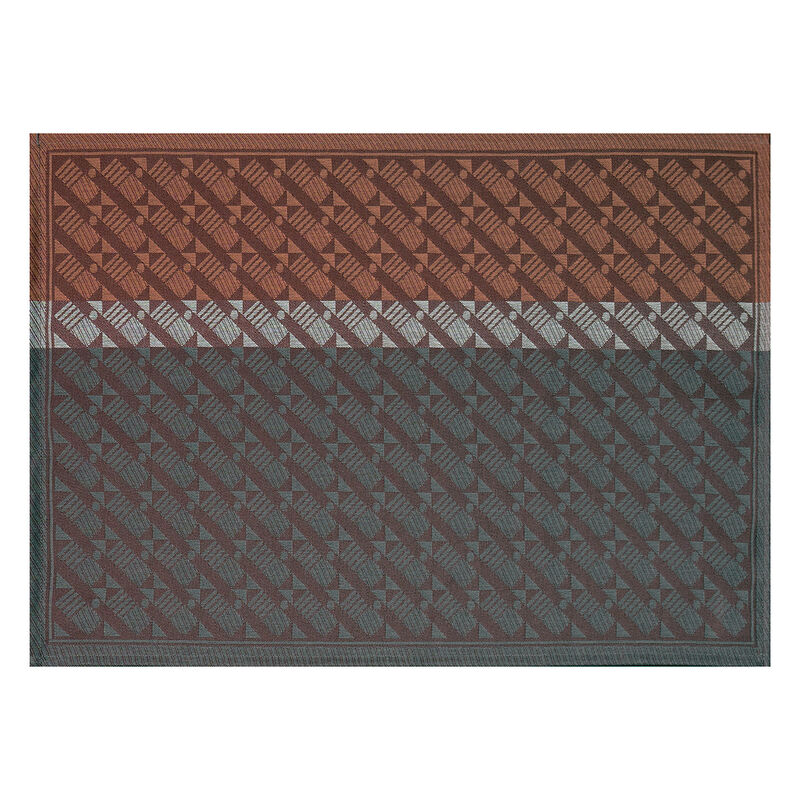 Beschichtete Tischset Veine Graphique Acajou 50x36 100% baumwolle, , hi-res image number 1