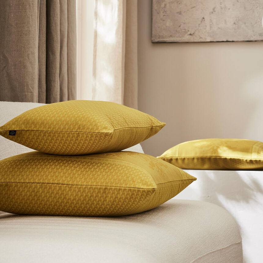 Kissenbezug Palais V&eacute;nitien Ocre 50x50 100% baumwolle, , hi-res image number 3