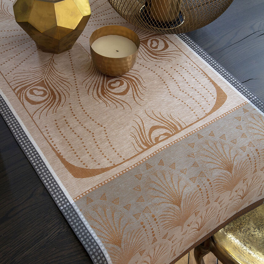 Tischl&auml;ufer Cabaret Lune 50x150 leinen, , hi-res image number 1