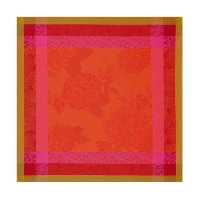 Serviette Parfums de bagatelle Capucine 58x58 baumwolle,  Serviette Parfums de bagatelle Capucine 58x58 baumwolle