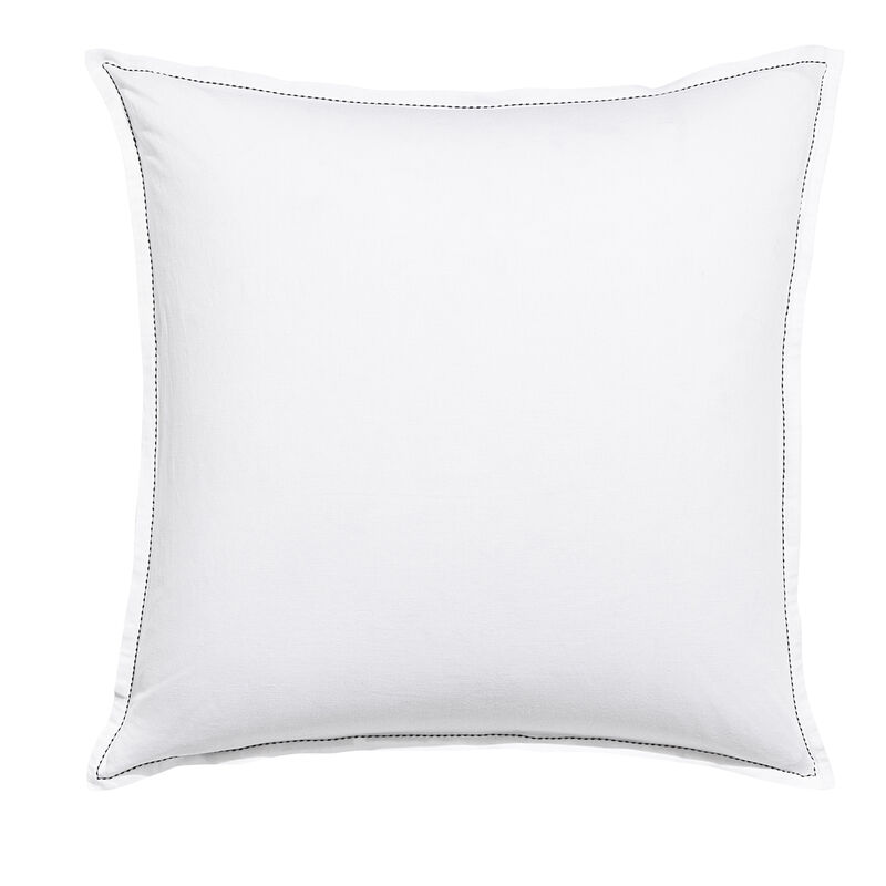 Kissenbezüge  Nuances Blanc 50X75 50% Baumwolle - 50% Leinen, , hi-res