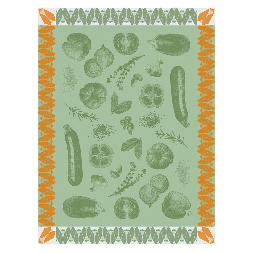 Geschirrtuch Ratatouille Courgette 60x80 100% baumwolle, , hi-res image number 0