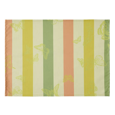 Beschichtete Tischset Bal des papillons Baumwolle