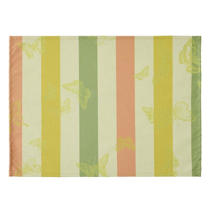 Beschichtete Tischset Bal des papillons Beschichtet Citrus 50x36 100% baumwolle, , hi-res image number 0