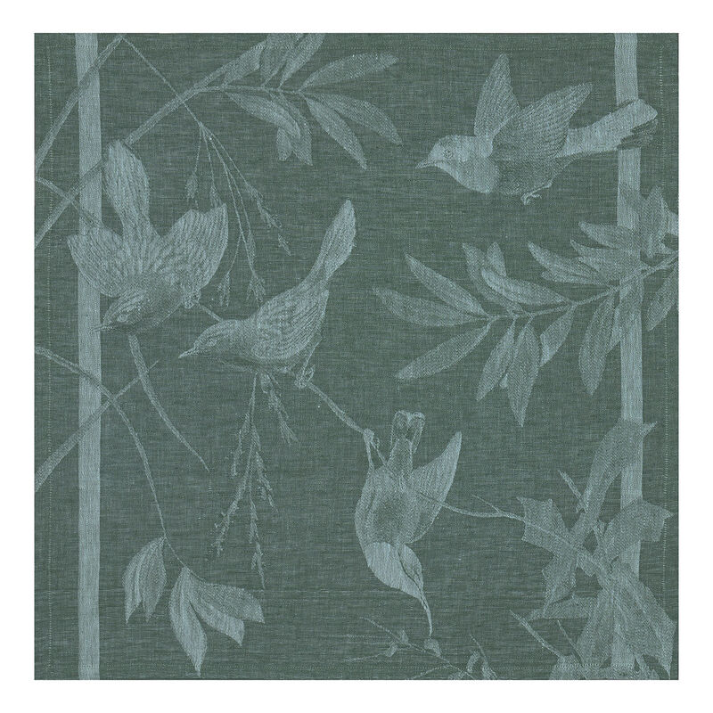 Serviette Volière Végétal 58x58 leinen, , hi-res image number 0