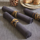 Serviette Slow Life Carbone 50x30 89% baumwolle / 11% leinen, , hi-res image number 1