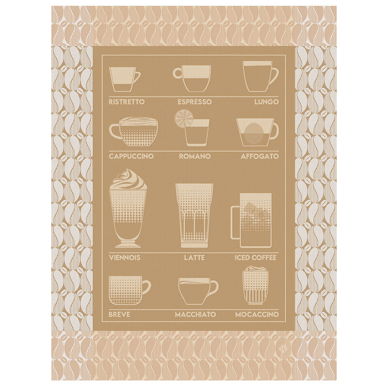 Geschirrtuch Barista Latte 60x80 100% baumwolle, , hi-res image number 0