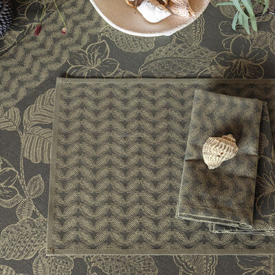 Serviette Sulawesi Feuillage Baumwolle