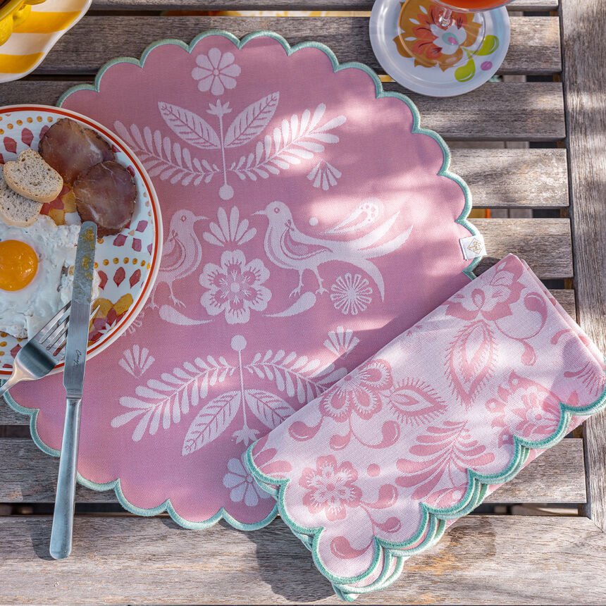 Serviette Alegria Sorbet 50x50 baumwolle, , hi-res image number 2