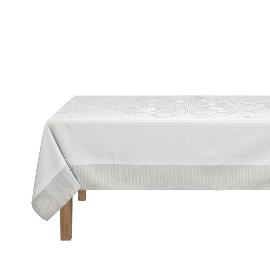 Beschichtete Tischdecke Promenade Imp&eacute;riale Nacre 175x175 baumwolle, , hi-res image number 1