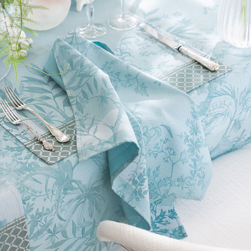 Serviette Jardin d'Eden Cascade 58x58 100% baumwolle, , hi-res