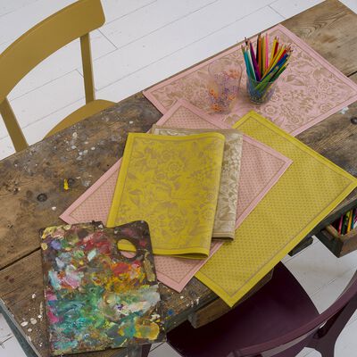 Beschichtete Tischset Osmose Florale Baumwolle