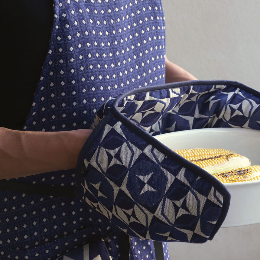 Topflappen Bistronome Indigo Einer Gr&ouml;sse baumwolle, , hi-res image number 1