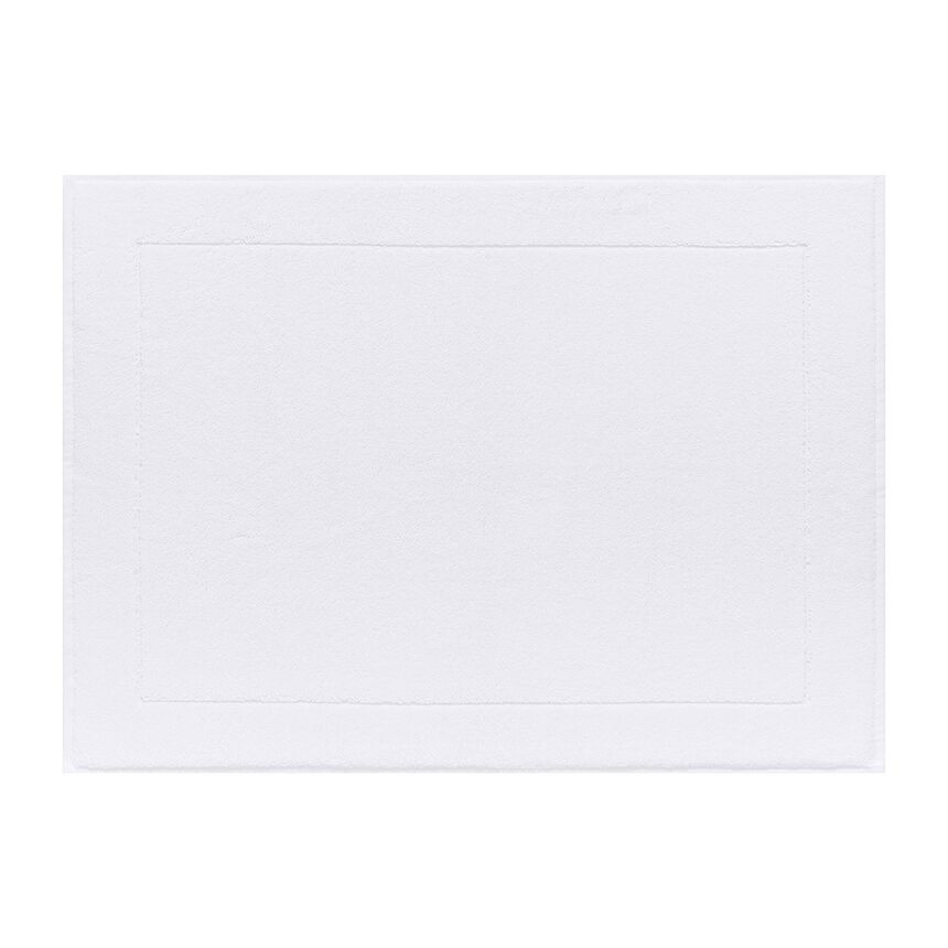 Badematte Caresse Blanc 60x80 Baumwolle, , hi-res image number 0
