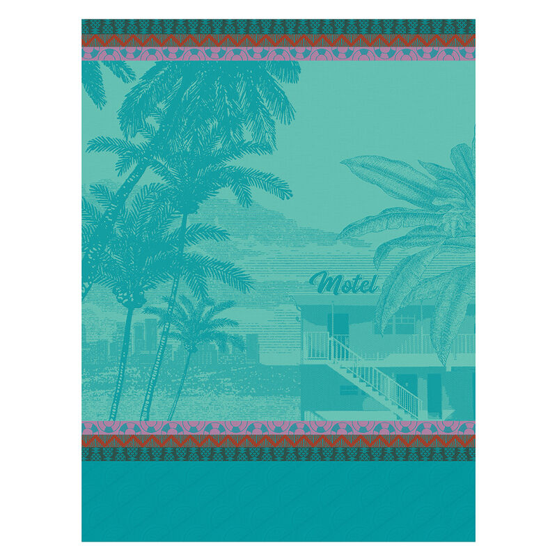 Geschirrtuch Voyage en Californie Piscine 60x80 baumwolle, , hi-res image number 0