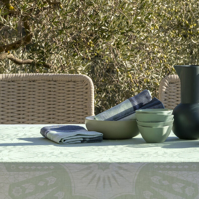 Serviette Jardin d'orient Fontaine 58x58 leinen, , hi-res image number 0