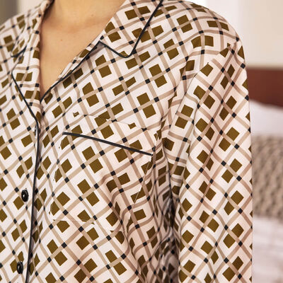 Pyjama Savile row Square Baumwolle